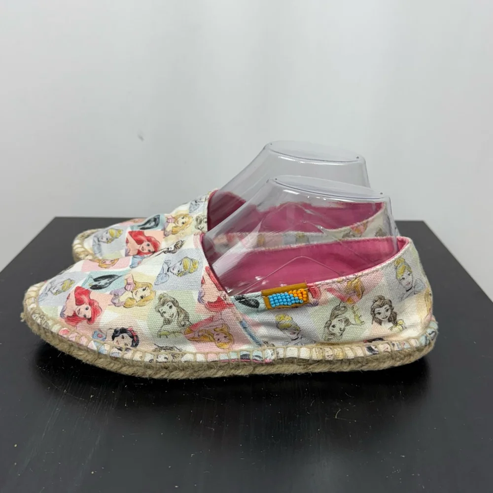 Disney Ubuntu Princess Espadrille Limited Edition Slip On Shoes Women 8 Canvas